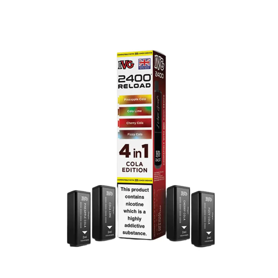 IVG 2400 RELOAD 4 IN 1 PREFILLED PODS