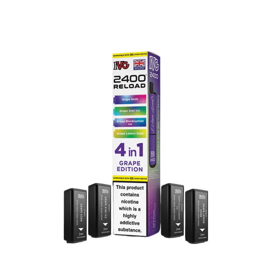 IVG 2400 RELOAD 4 IN 1 PREFILLED PODS