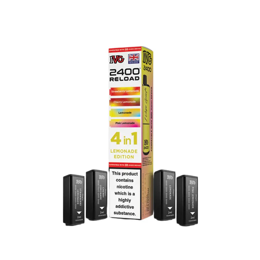 IVG 2400 RELOAD 4 IN 1 PREFILLED PODS
