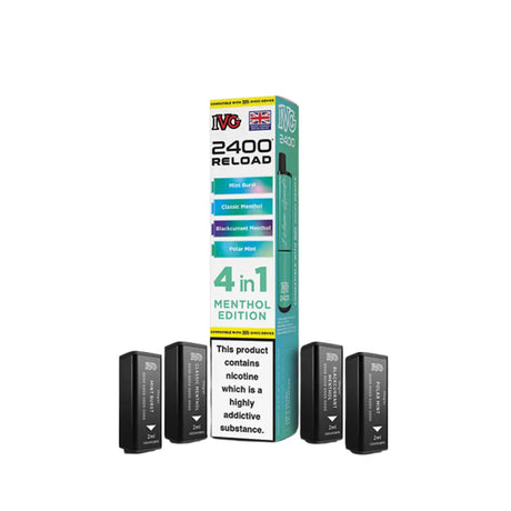 IVG 2400 RELOAD 4 IN 1 PREFILLED PODS