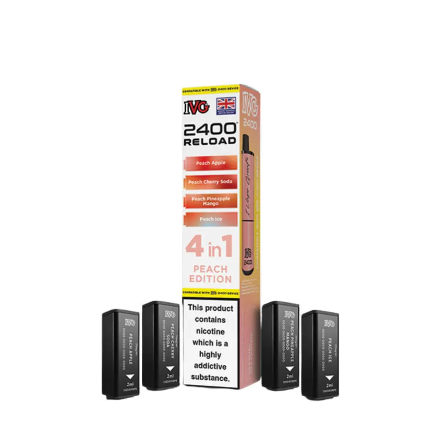 IVG 2400 RELOAD 4 IN 1 PREFILLED PODS