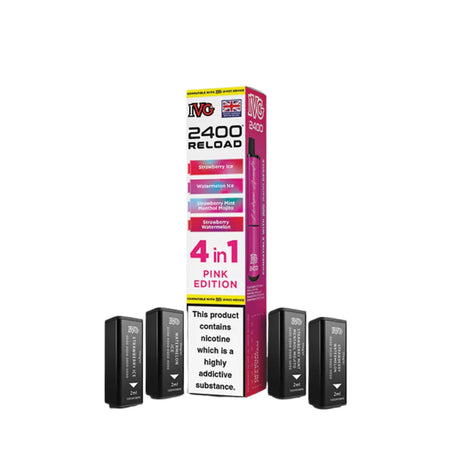 IVG 2400 RELOAD 4 IN 1 PREFILLED PODS