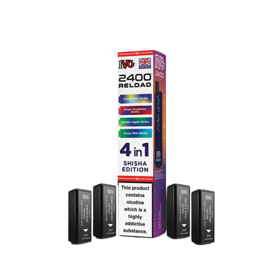 IVG 2400 RELOAD 4 IN 1 PREFILLED PODS