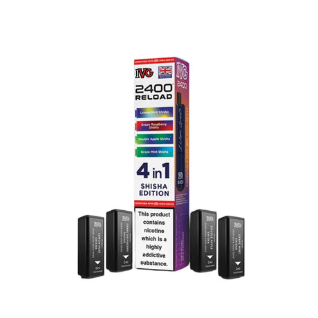 IVG 2400 RELOAD 4 IN 1 PREFILLED PODS