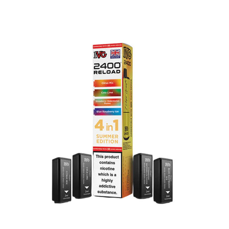 IVG 2400 RELOAD 4 IN 1 PREFILLED PODS