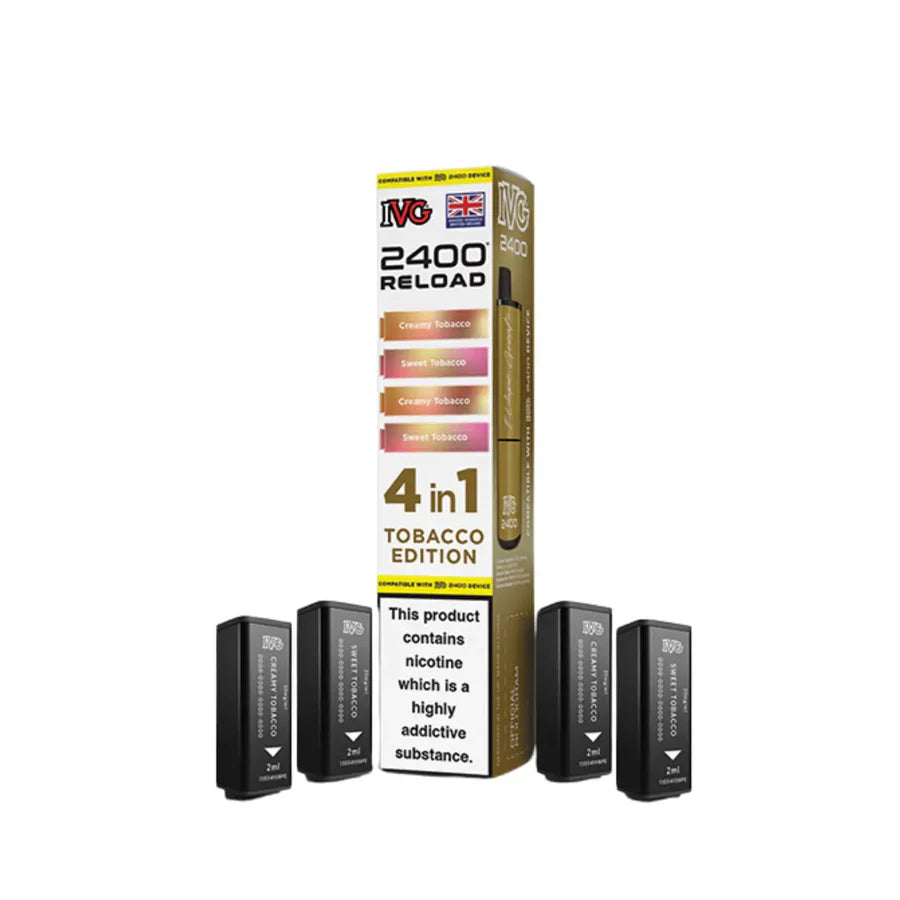 IVG 2400 RELOAD 4 IN 1 PREFILLED PODS
