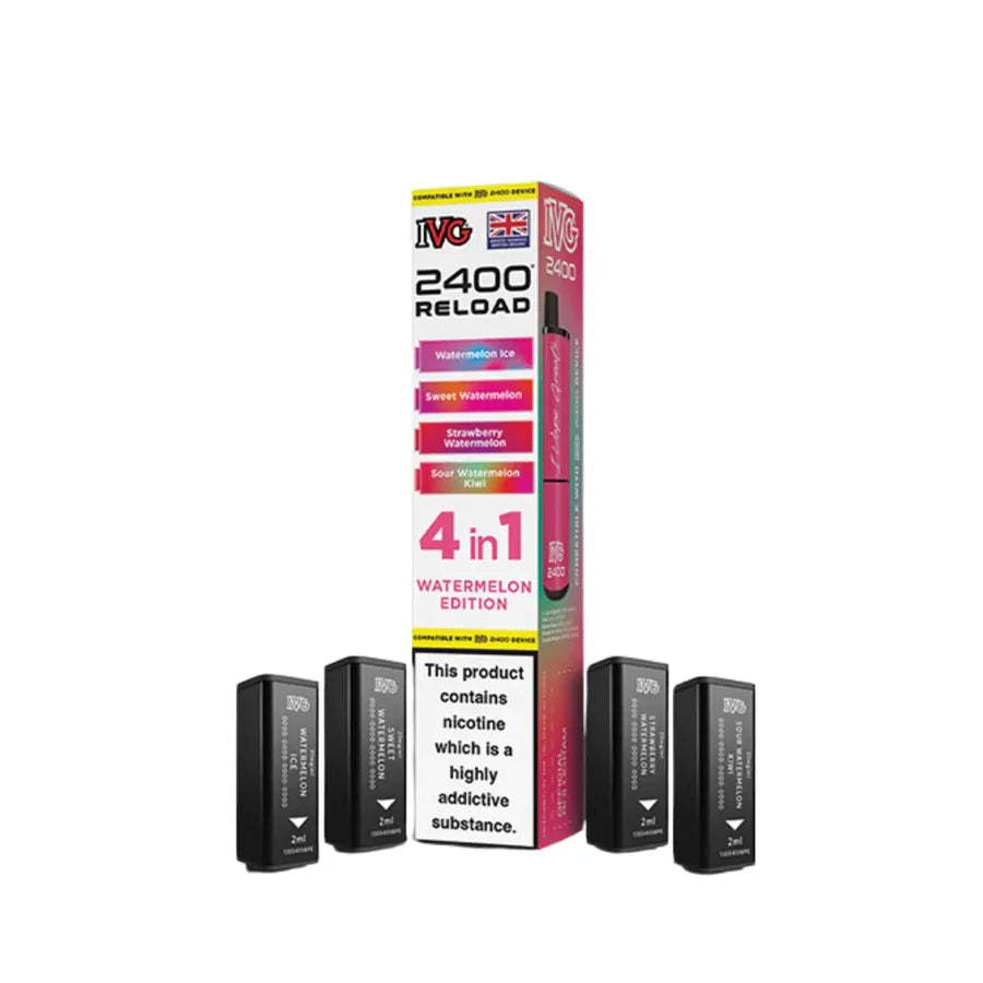 IVG 2400 RELOAD 4 IN 1 PREFILLED PODS