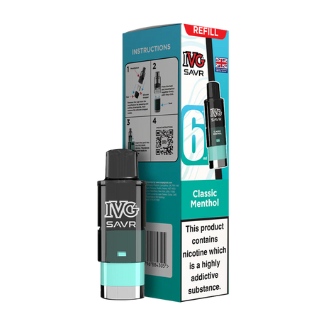IVG SAVR Prefilled Pod + Refill Container