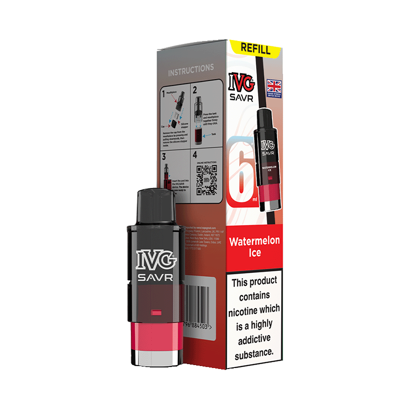 IVG SAVR Prefilled Pod + Refill Container