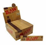 12 x RAW Classic King Size Slim Natural Unrefined Rolling Papers 110mm