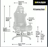 BRAZEN VENOM ESPORTS GC BLUE   Gaming Chair