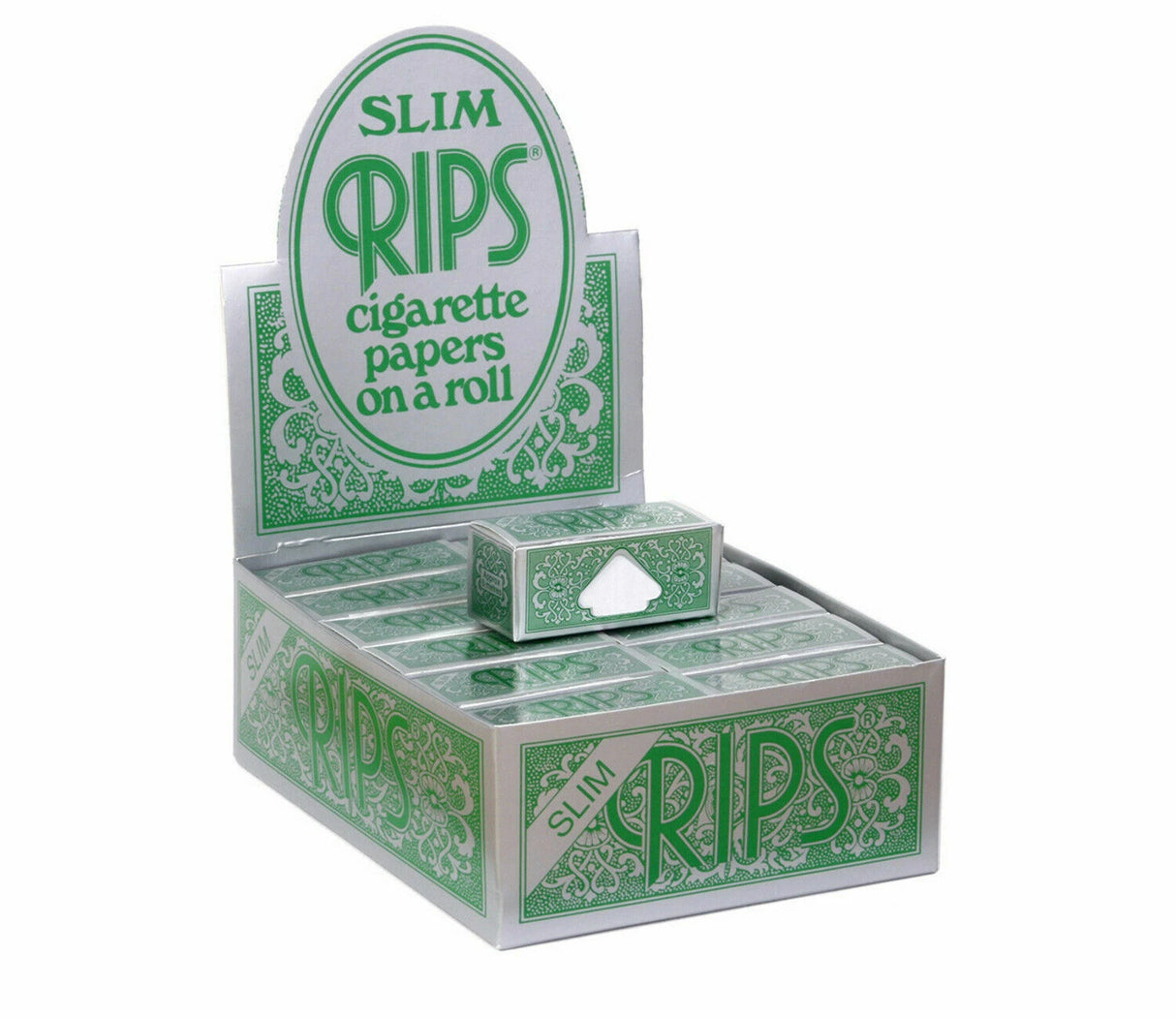 RIPS Green Slim Size Rolling Paper
