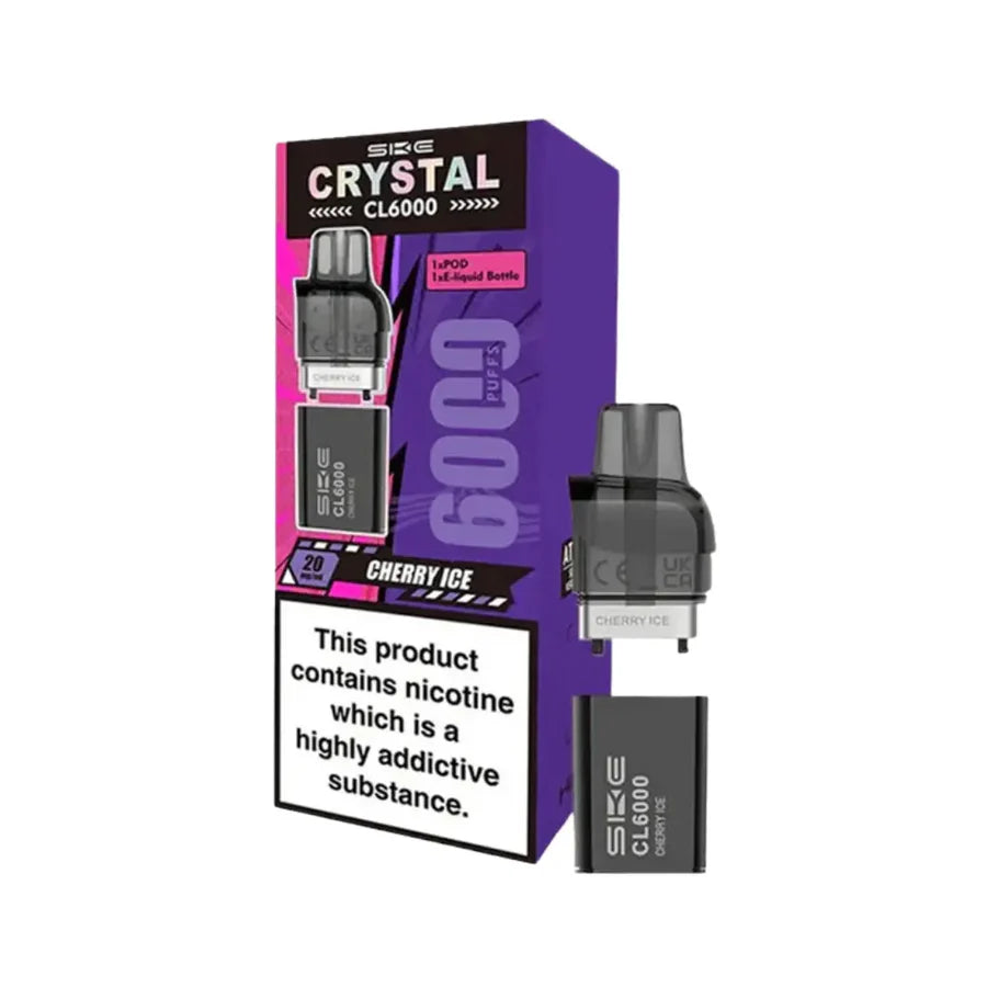 SKE Crystal CL6000 Prefilled Vape Pods