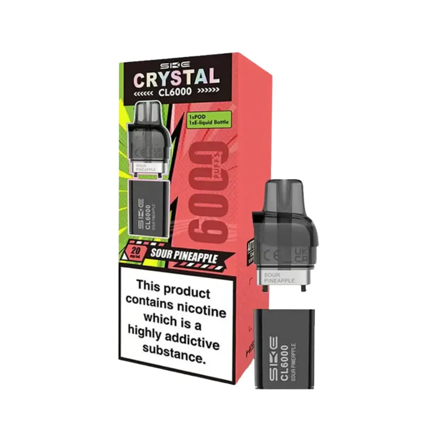 SKE Crystal CL6000 Prefilled Vape Pods