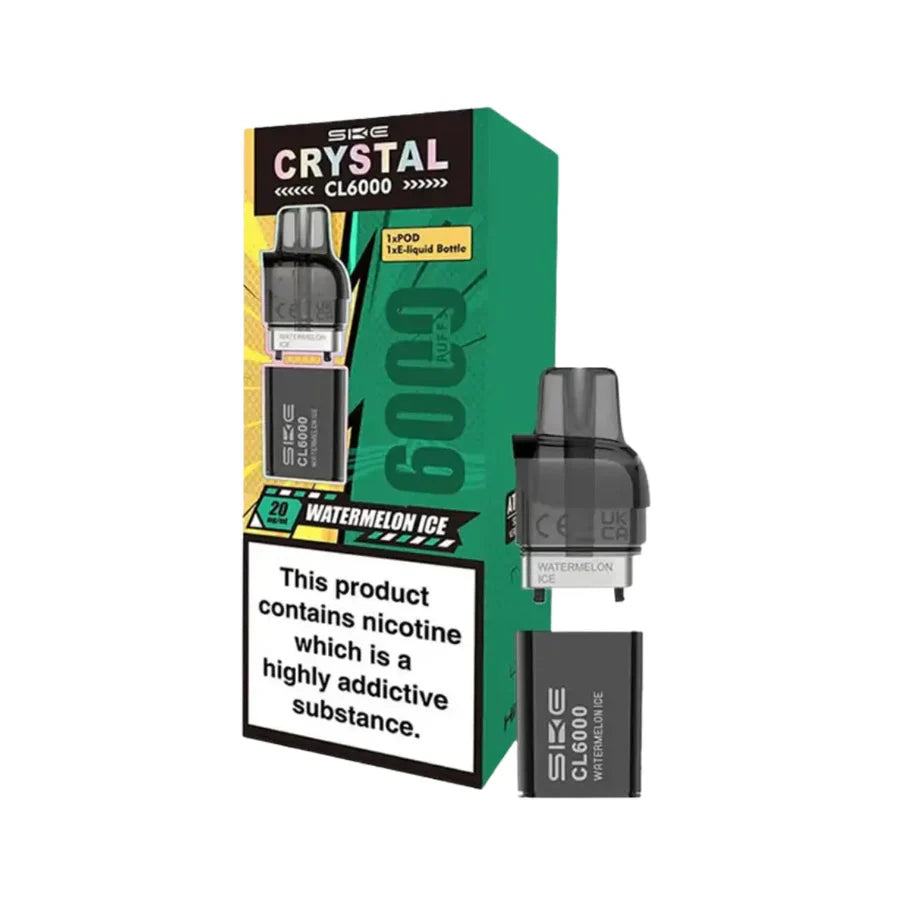 SKE Crystal CL6000 Prefilled Vape Pods