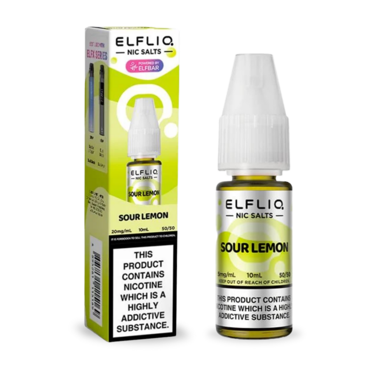 Sour Lemon By Elfliq 10ml Salts