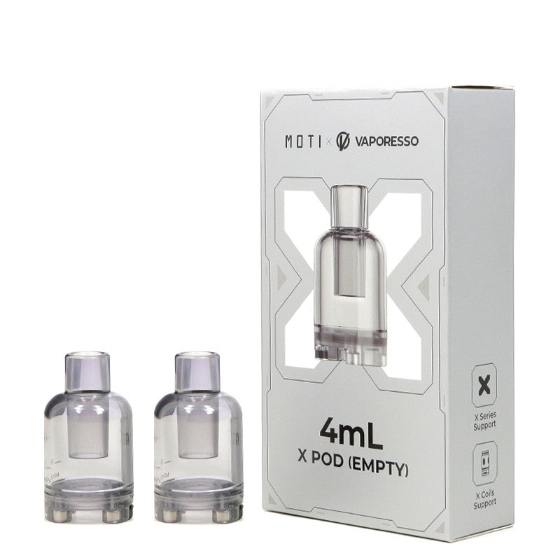 MOTI Replacement Empty Pod Cartridges 4ml (2pcs)