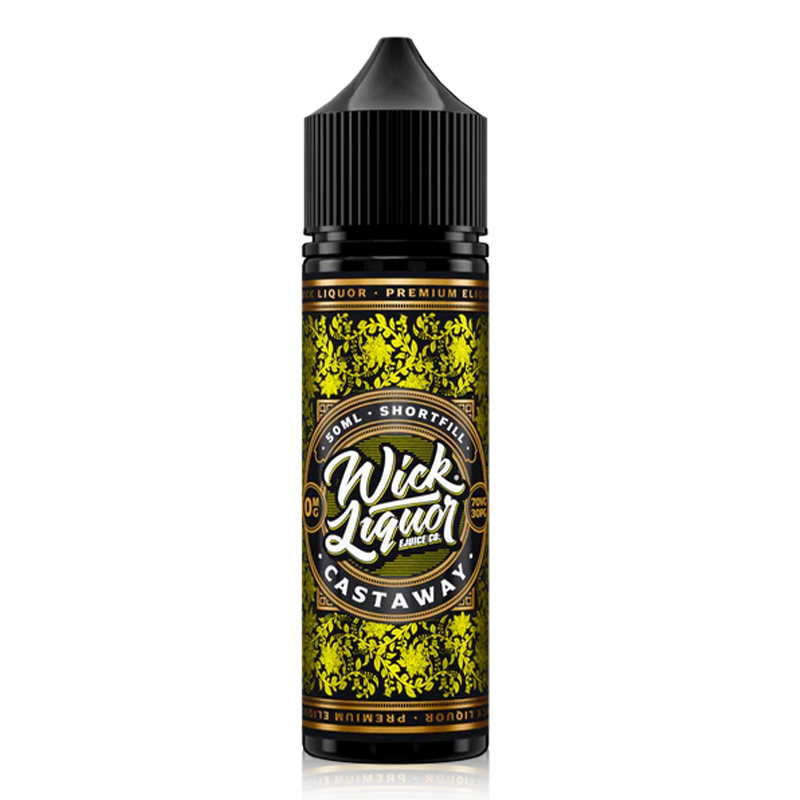 Castaway By Wick Liquor 0mg Shortfill