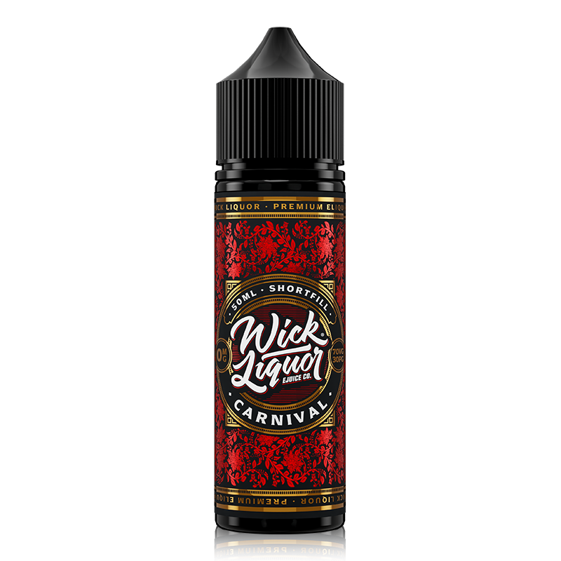 Carnival By Wick Liquor 0mg Shortfill